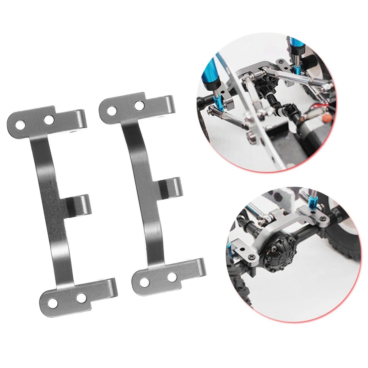 

2PCS Metal Pull Rod Seat Upgrade Spare Part For WPL B1 B16 B-24 C14 C-24 1/16 RC Car Cool And Attractive Durable Parts Light