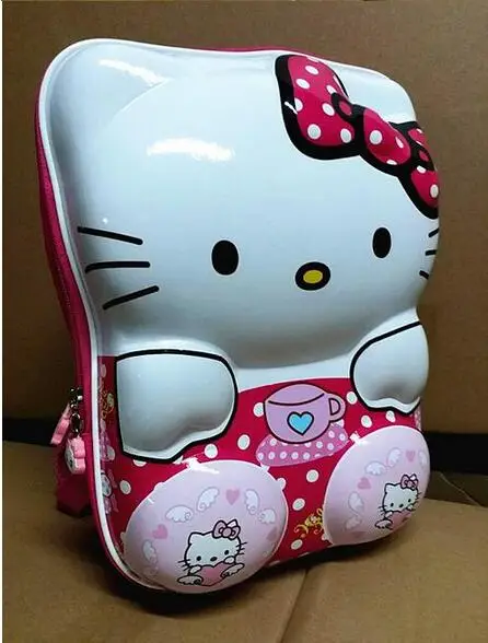 POESECHR, школьный рюкзак hello kitty для детей 2-6 лет, жесткий водоотталкивающий рюкзак, школьные сумки для детского сада, мультяшный рюкзак для детей