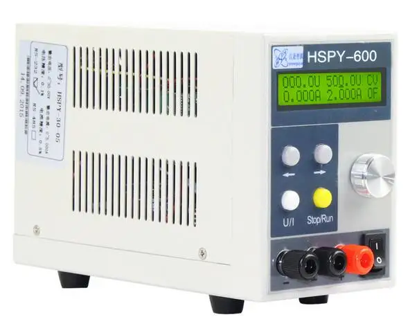 HSPY 500V 2A DC программируемый источник питания выход 0-500 V, 0-2A Регулируемый с RS232 портом