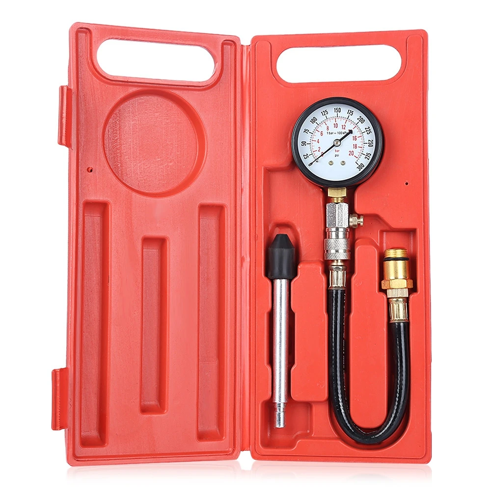 

2018 New 14mm 18mm Spark Plug Adapter G324 Auto Motorcycle Cylinder Compression Tester Pressure Gauge Car Repairing Tool Set