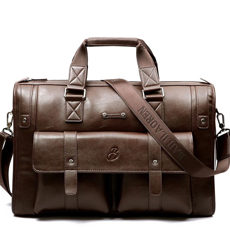 

Casual Fashion Luxury Split Leather Business Men's Briefcase Large Vintage Shoulder Bag Men Messenger Bag Tote Travel Handbag