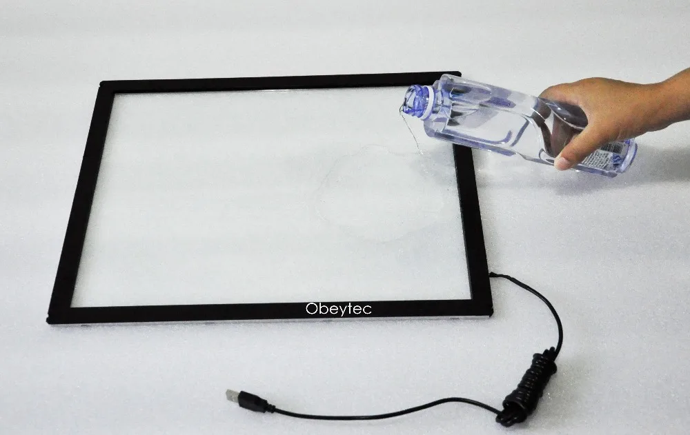 сенсорная инфракрасная рамка 43 (16:9) размер. 5 дюймов. сенсорная рамка для монитора. инфракрасная рамка zaagtech 43", 10 касаний, без стекла, zt43-10. сенсорная рамка.