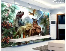カスタマイズされた 3d 壁紙 3d テレビウォールペーパー壁画新大型 3 d 恐竜背景の壁の壁画壁紙家の装飾(China)