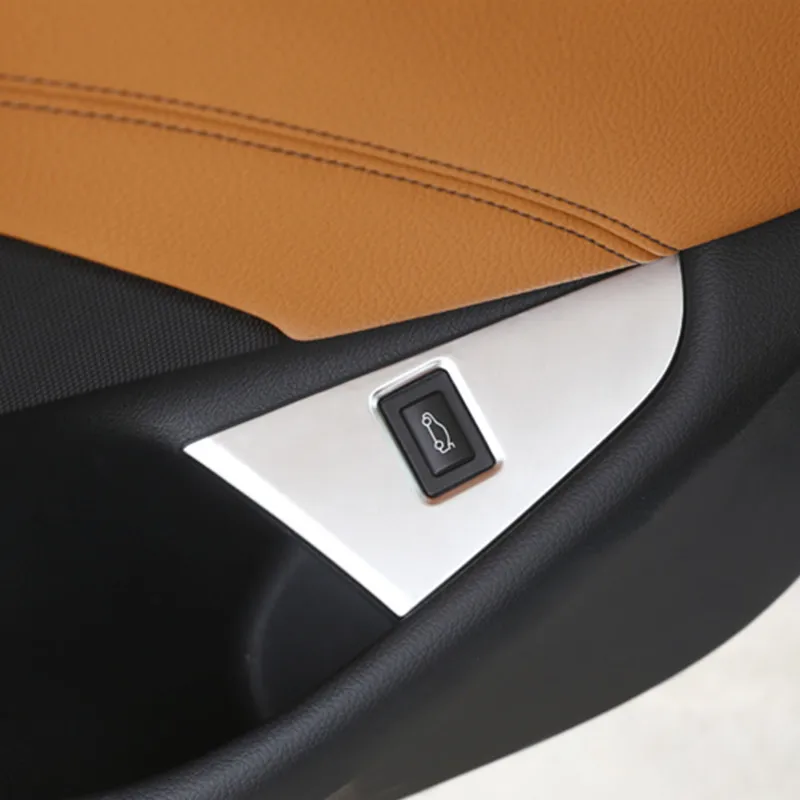 Inner Trunk Switch Button 2 Protect Frame Cover For BMW X1 2016 2017 3 5 Series