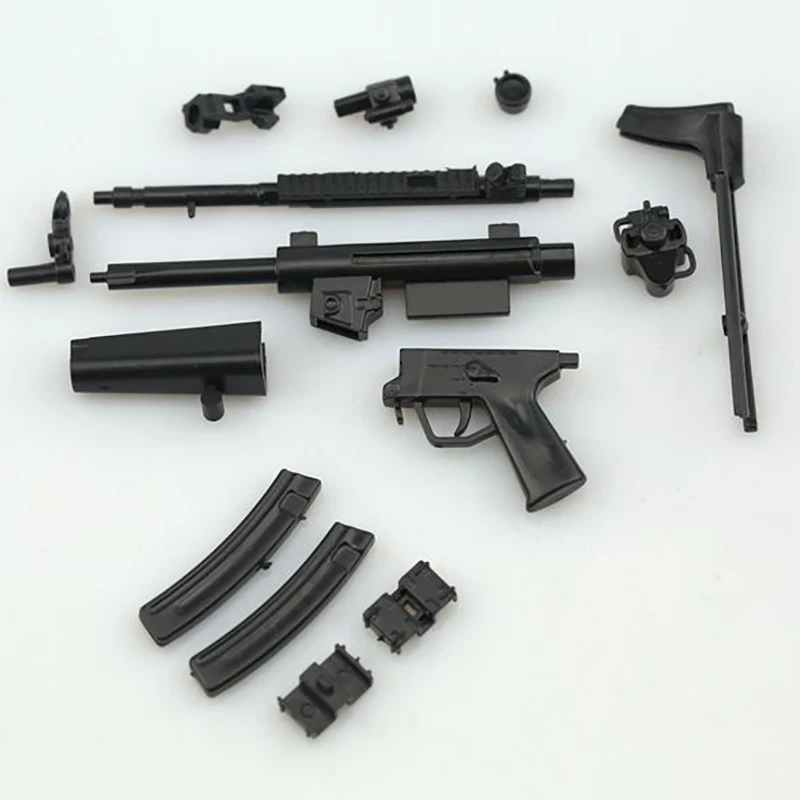 1/6 масштаб 4D HK MP5 подмашина Игрушечная модель пистолета Пазлы Строительные кирпичи пистолет оружие в военном стиле для 12''Action Figure