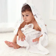 PPXX детское Хлопковое одеяло без флуорессера, детский халат, купальный халат для младенцев, полотенце для душа, мягкая одежда для маленьких мальчиков и девочек