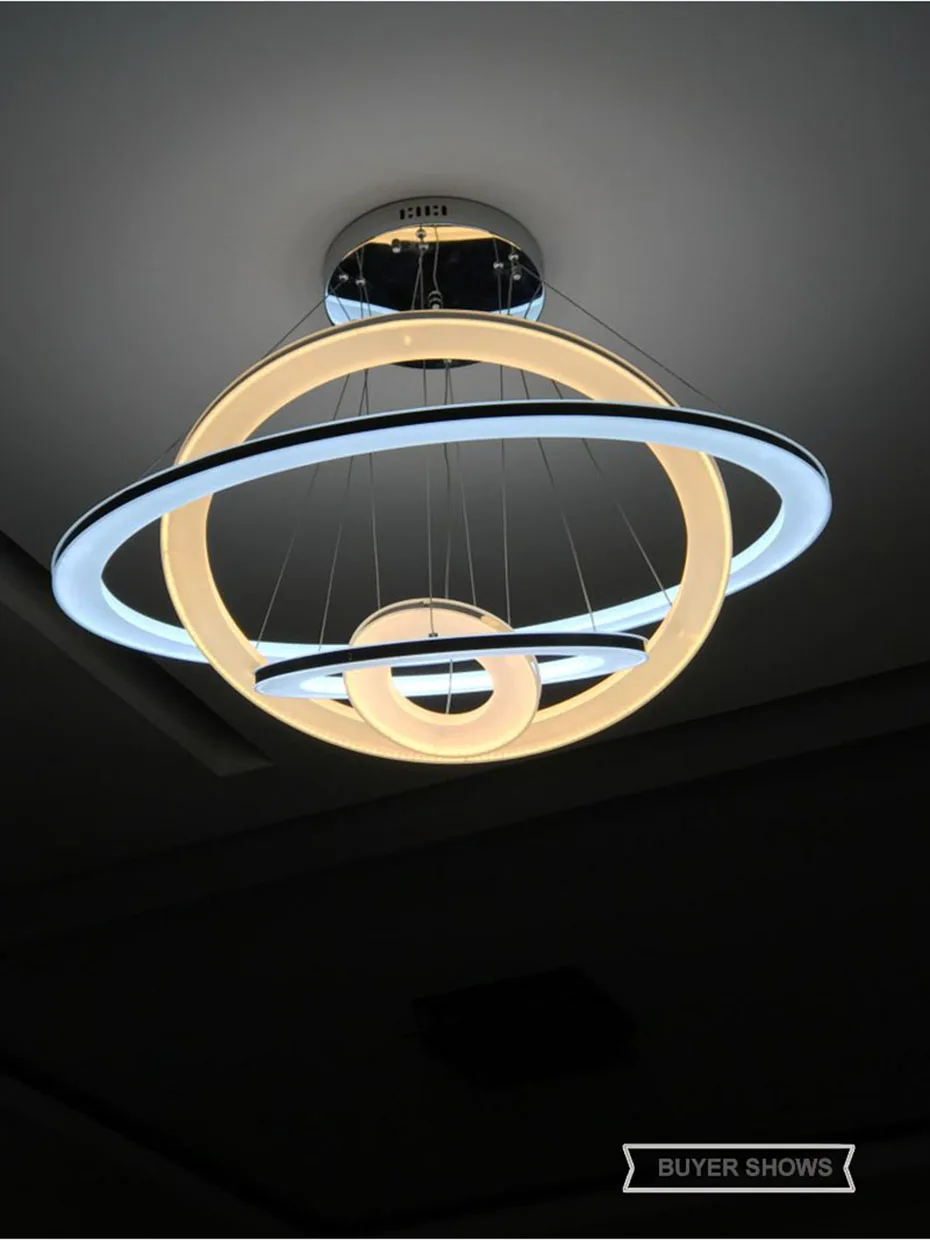 Новый светодиодный подвесные светильники Современные Кухня Акриловые Подвеска Подвесной Потолочный Светильник Настольный дизайн