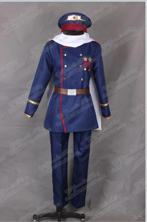 

Axis Powers Hetalia APH Soviet Union Russia Ivan Braginsky Cosplay Costume Anime Custom Made Army Uniform