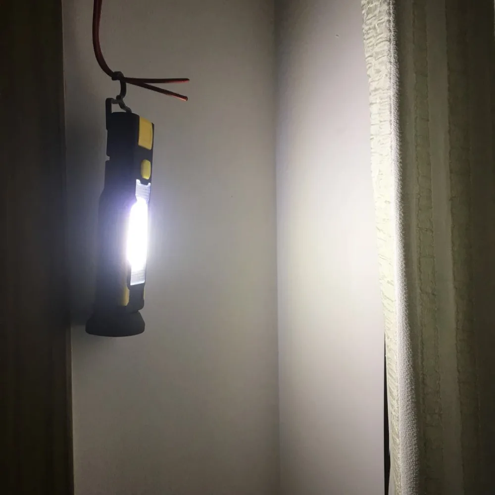 Portable-spotlight-LED-Flashlight-USB-Work-Light-Rechargeable-Magnetic-Hanging-Hook-Lamp-Camping-Car-Repairing-Bar-Light-Torch 4