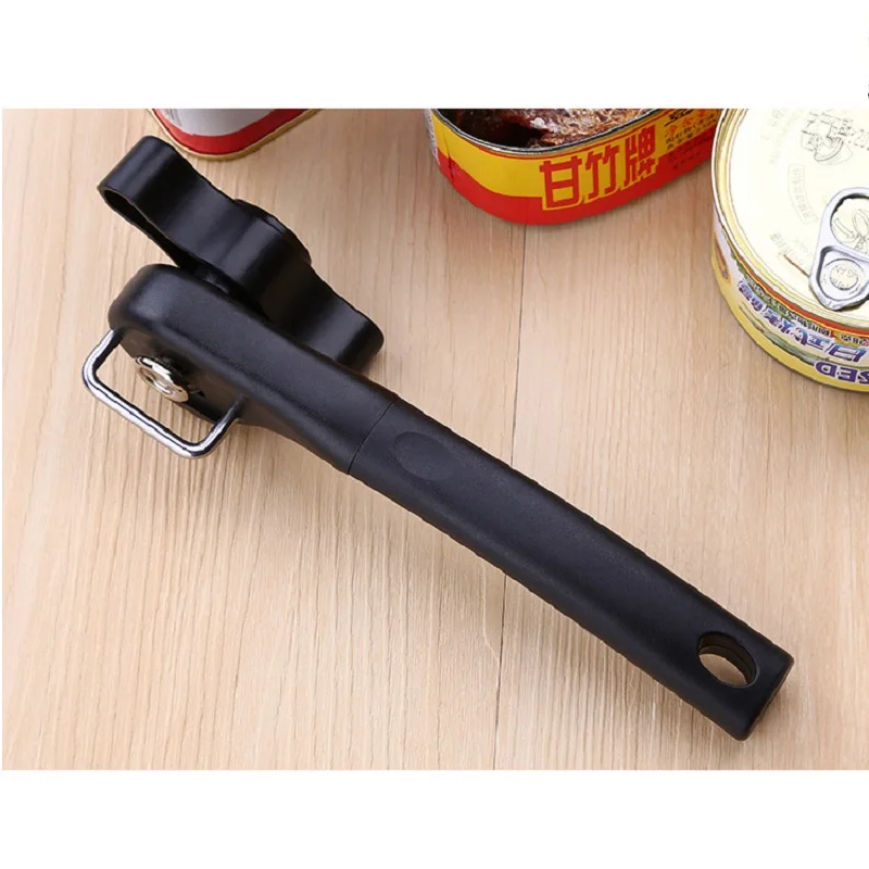 Professional Manual Side Cut Jar Tin Opener Stainless Steel Can Opener Smooth Edge Bottle Opener Easy Turn Knob Kitchen Gadgets 4