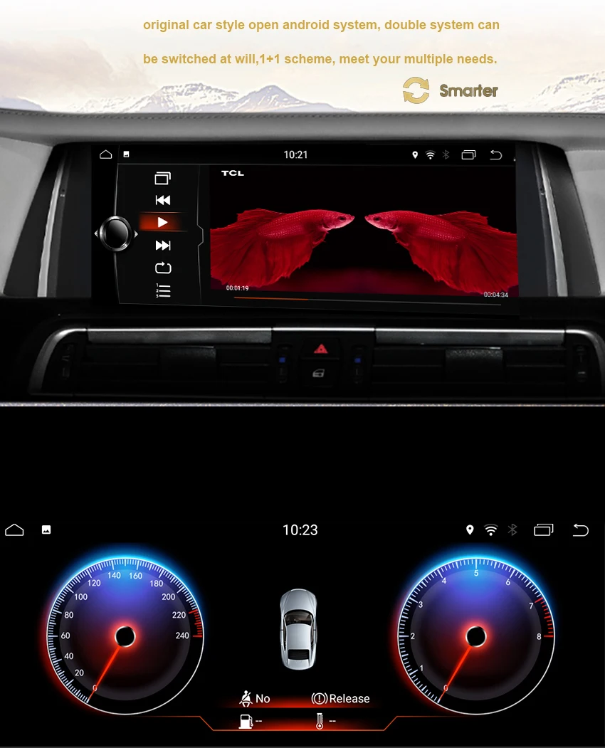 13 Koason Android 7.1 Car Audio Auto GPS Navigation System Media Stereo for BMW 7 Series F01 BNT 2013-2017