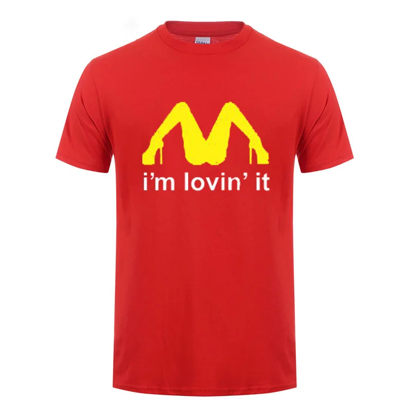 Триколор I'm Loving It Inapropriate Offensive Sex Футболка мужская забавная грубая шутка с юмором