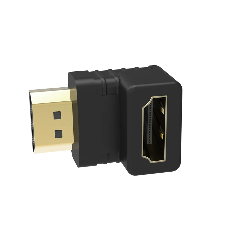 Высокое качество 90 градусов HDMI Мужской к HDMI Женский кабель адаптер конвертер V1.4 1080P для HDTV