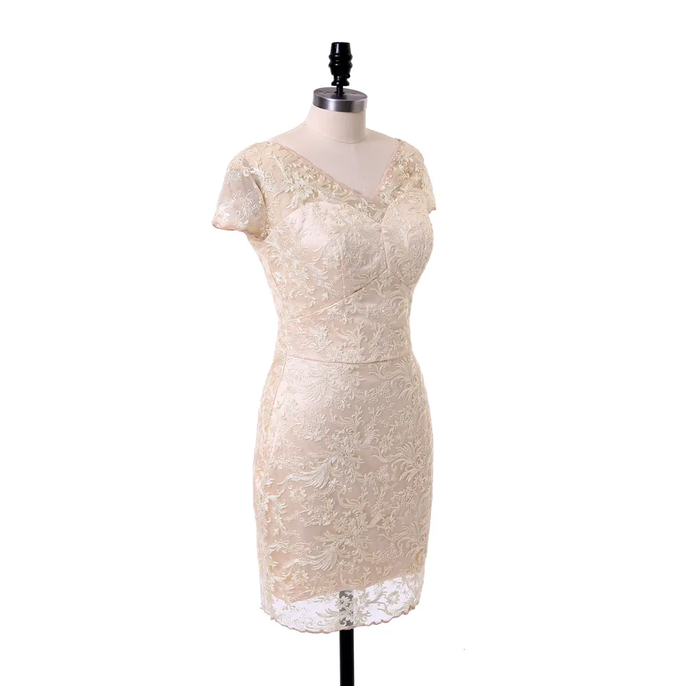 Size Vestidos Mãe Do Noivo Formal Curto Para casamento