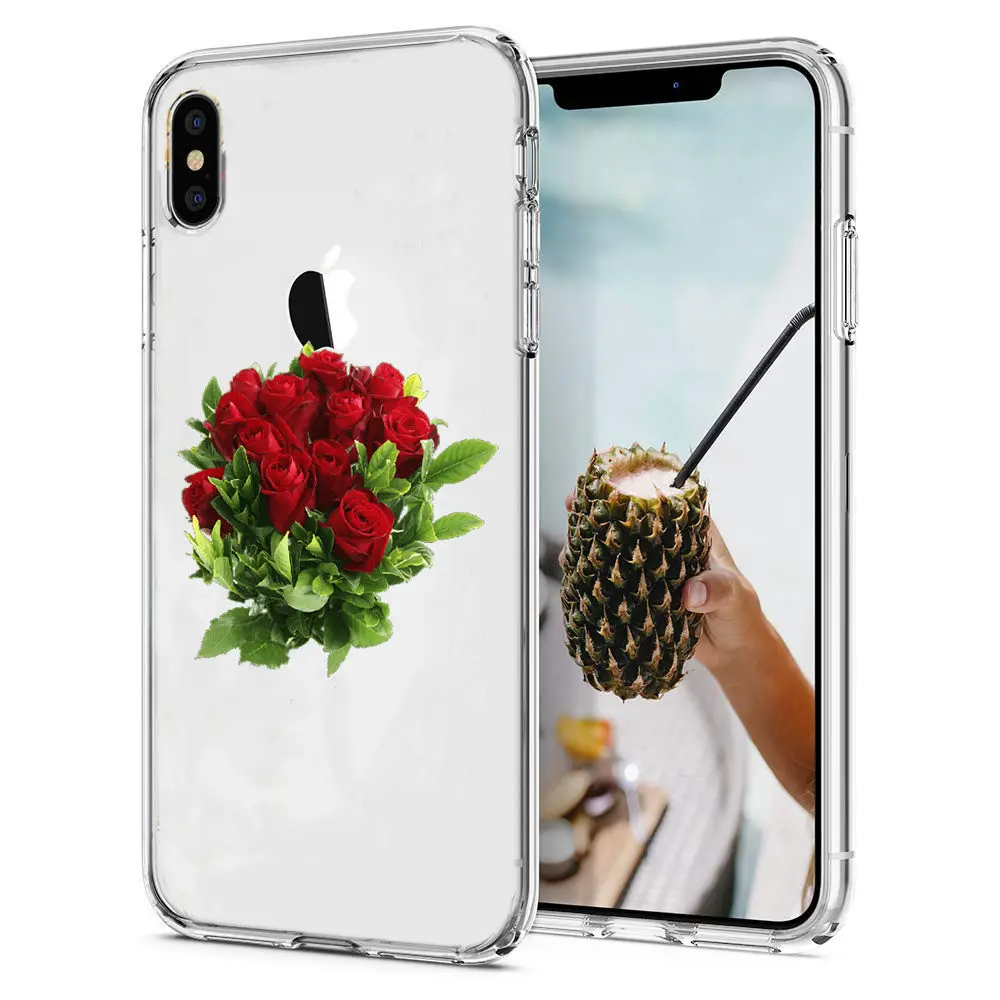 Для iPhone X XS XR Чехлы цветной винтажный цветочный узор Роскошный чехол для телефона