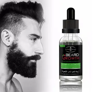 

200pcs Men Beard Growth Enhancer Facial Nutrition Moustache Grow Beard Shaping Tool Beard care products DHL