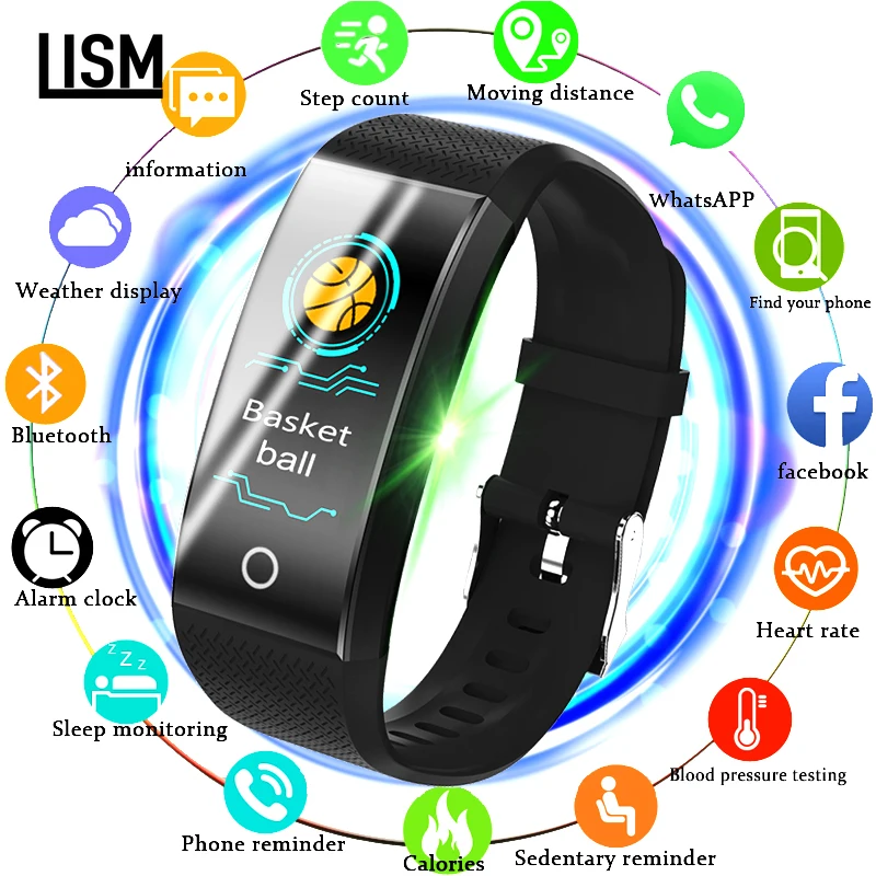 

Fitness Smart Watch Men Women Pedometer Heart Rate Monitor Waterproof Swimming Running Sport Watch For Android IOS PK xiao mi