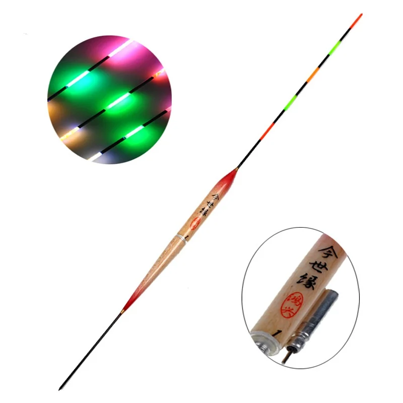 

New LED Floating Fishing Floating Electric Light + Battery Deep Water Floating Fishing Equipment 3 pcs / set Fishing Tools