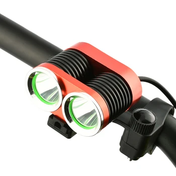 

Bike Front XM-L T6 LED Rechargeable Waterproof 5000Lm Bicycle Bike light headlamp + Waterproof 8800mAh Battery Pack + Charger