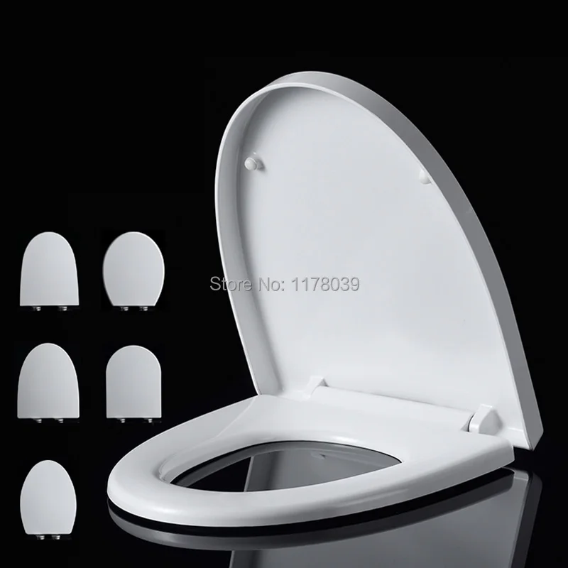 

German urea-formaldehyde resins UF/PP toilet seats cover,U V O TYPE PP Materials Board Slow-Close Universal toilet seats,J18026