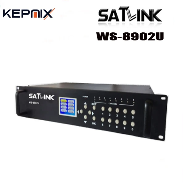 SATLINK WS-8902 DVB-T 8 Route модулятор MPEG4 аналоговый A/V Источник к DVB-T канал SATLINK WS 8902U WS-6980 7990