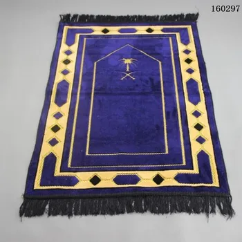 

New Islamic Muslim wool Prayer Mat Blanket Salat Musallah Prayer Rug Tapis Carpet Tapete Banheiro Islamic Praying Mat 70*110cm