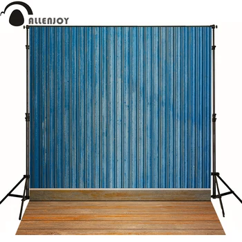 

Allenjoy photography backdrops Board gluing blue kids vinyl photocall wall Professional photographic background studio