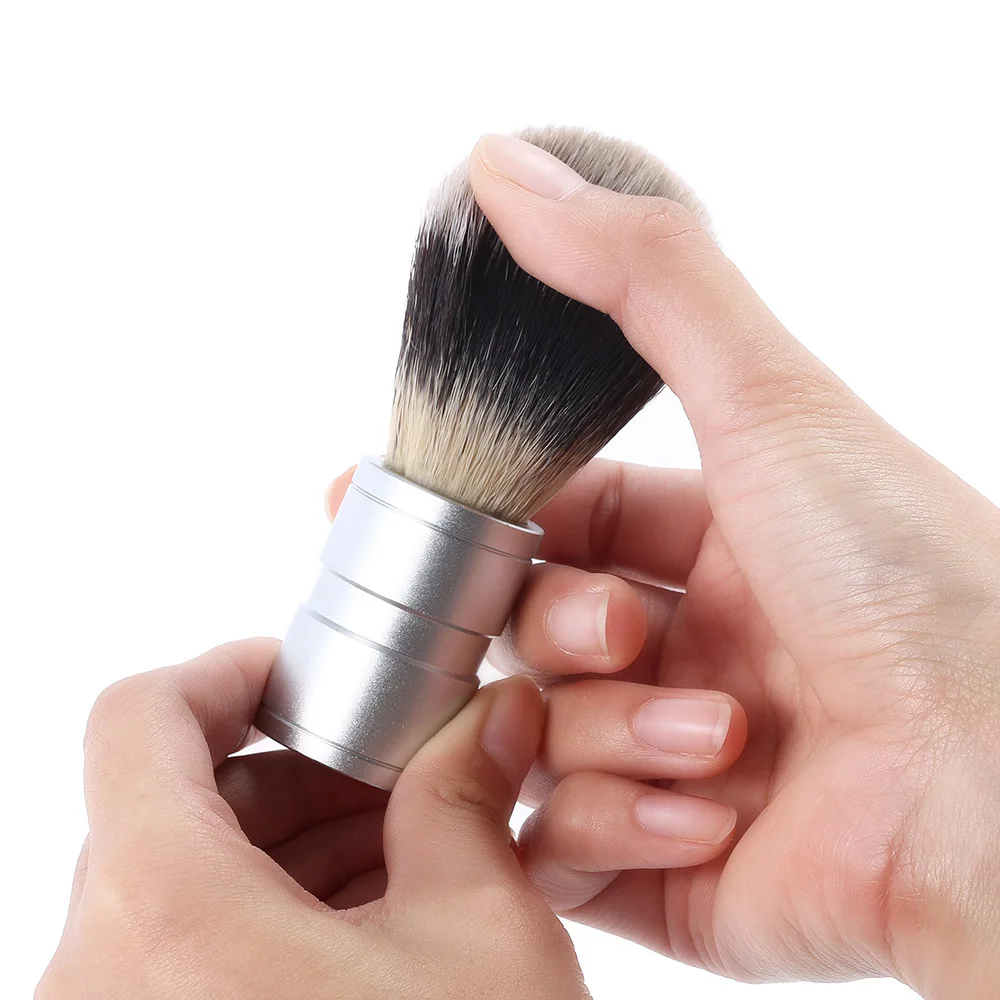Msmask черная Профессиональная щетка для бритья барсука алюминиевая ручка щетки для усов мужские очищающие парикмахерские