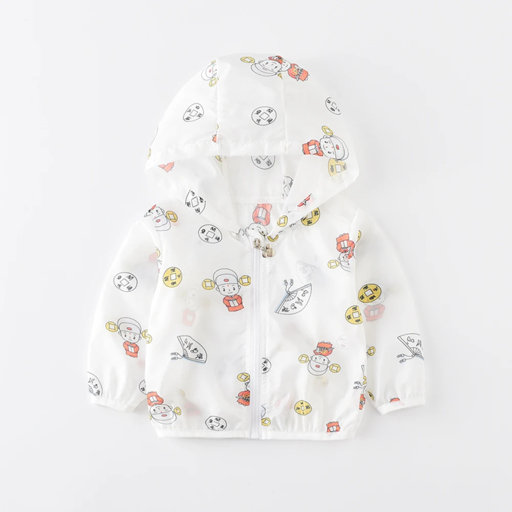 JN18820 Summer Jacket Boy Girls Sun UV Protection Coat Kids Rash Guards