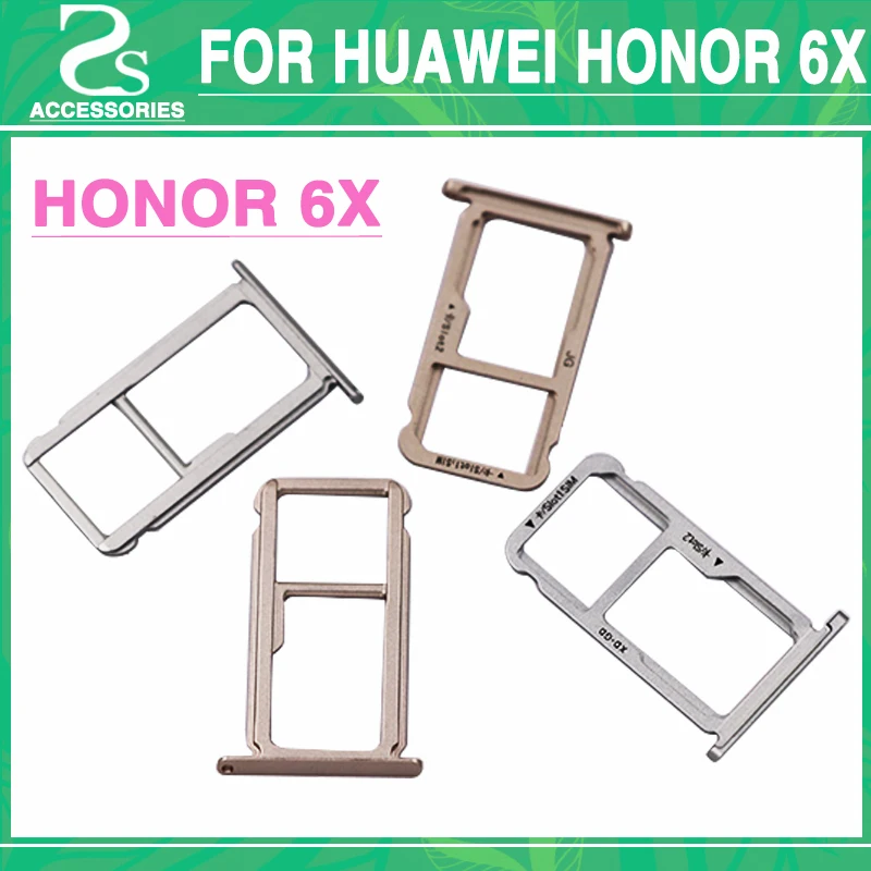 New 6X SIM Card For Huawei Honor 6X Micro SD Card Tray Holder Slot Card