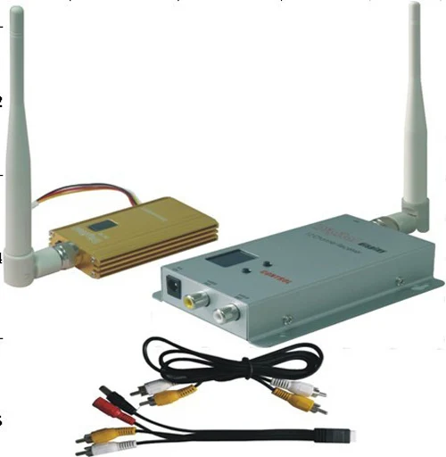 Cctv Camera Transmission 1.5w 8ch 1.2g Wireless Av Transceiver Video ...