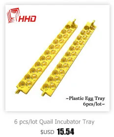 Poultry Hatchery Machine Spare Parts 132 Bird Quail Auto Turn Plastic Automatic Egg Incubator Tray with Turning Motor for YZ8-48