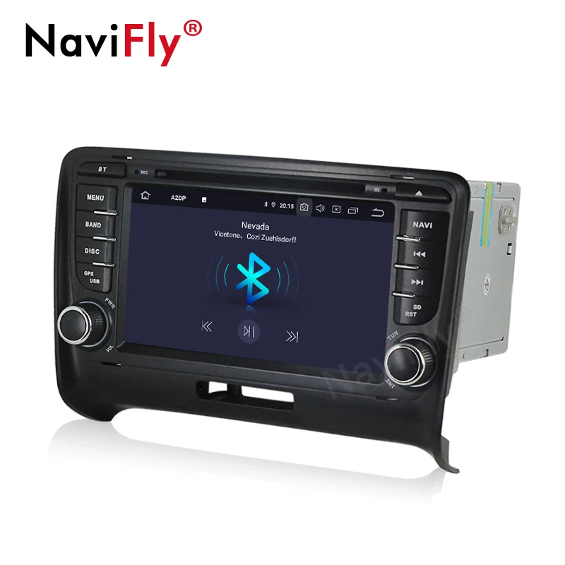 Discount Free shipping!7"2din android9.0 Car multimedia Player Navigation GPS DVD for Audi TT MK2 8J 2006-2012 with DSP IPS wifi BT 4