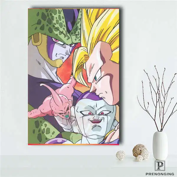 Съемная Фреска домашний декор es плакат топ продаж Dragon Ball Z Гоку аниме плакат#190114s07 - Цвет: Бургундия