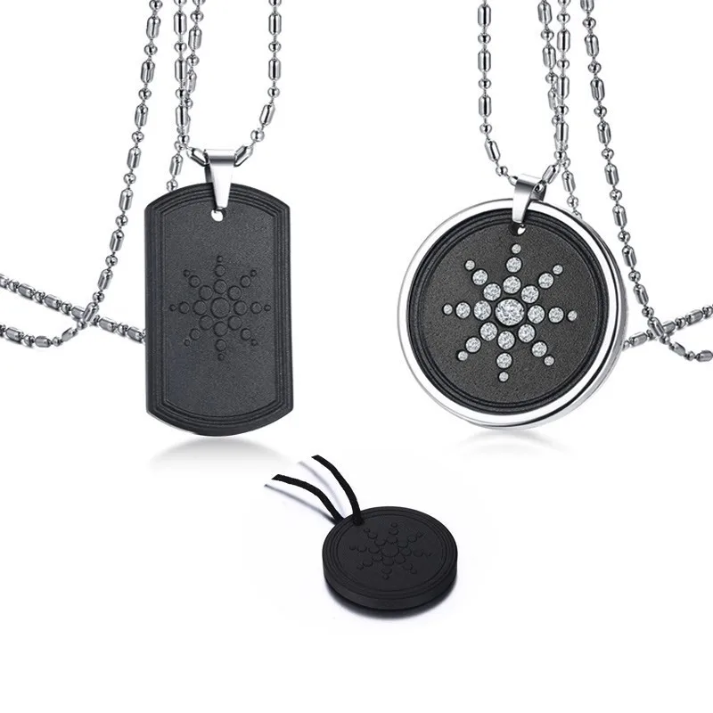 

Buy Two Get One Volcanic Lava Quantum Scalar Energy Bio Science Pendant Necklace Men Jewelry Ornament Accessories