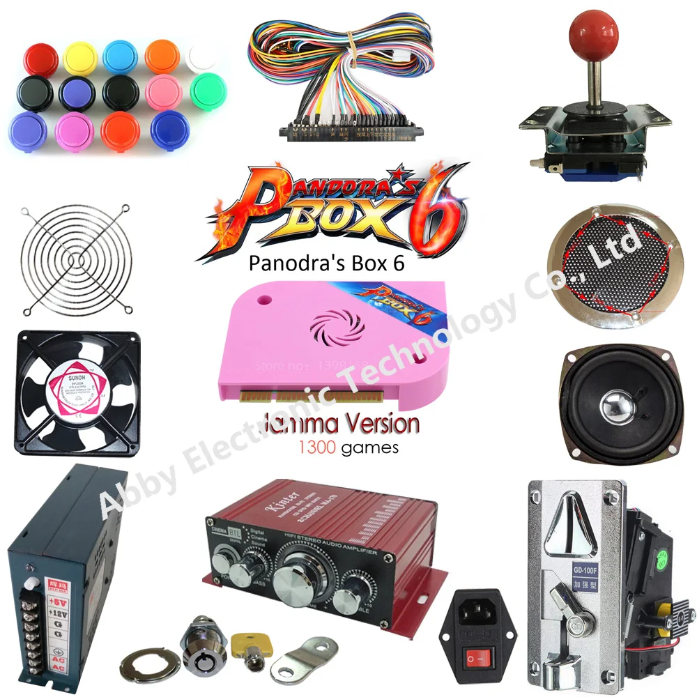 

Arcade Jamma Game Machine DIY Pandora's Box 6 Kit