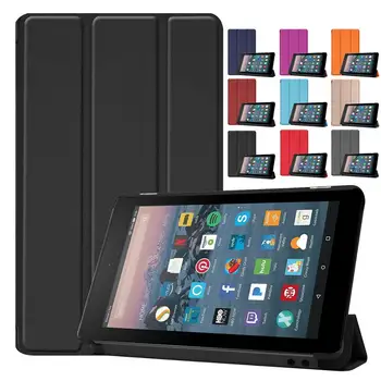 

For Amazon Kindle Fire 7 2019 9th Gen Magnetic Flip Luxury PU Leather Smart Stand Slim Cover Case For Amazon Kindle Fire 7