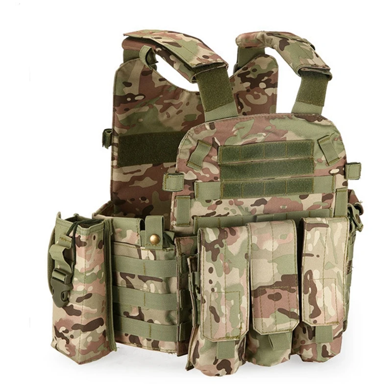  Multicam Camouflage Molle Nylon Modular Vest Tactical Combat Vests Outdoor Hunting 6094 Vests Milit