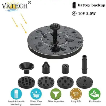 

Solar Fountain Water Pump Panel Kit for Pool Garden Fish Tank Pond Aquarium Solar Garden Fountain Pump Waterfalls Birdbath