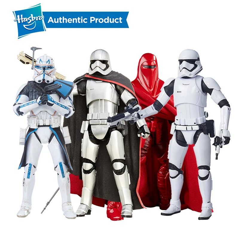 

Hasbro Star Wars The Black Series 6-Inch First Order Stormtrooper Captain Phasma Royal Guard Rey Dj Canto Bight Starwars Toys