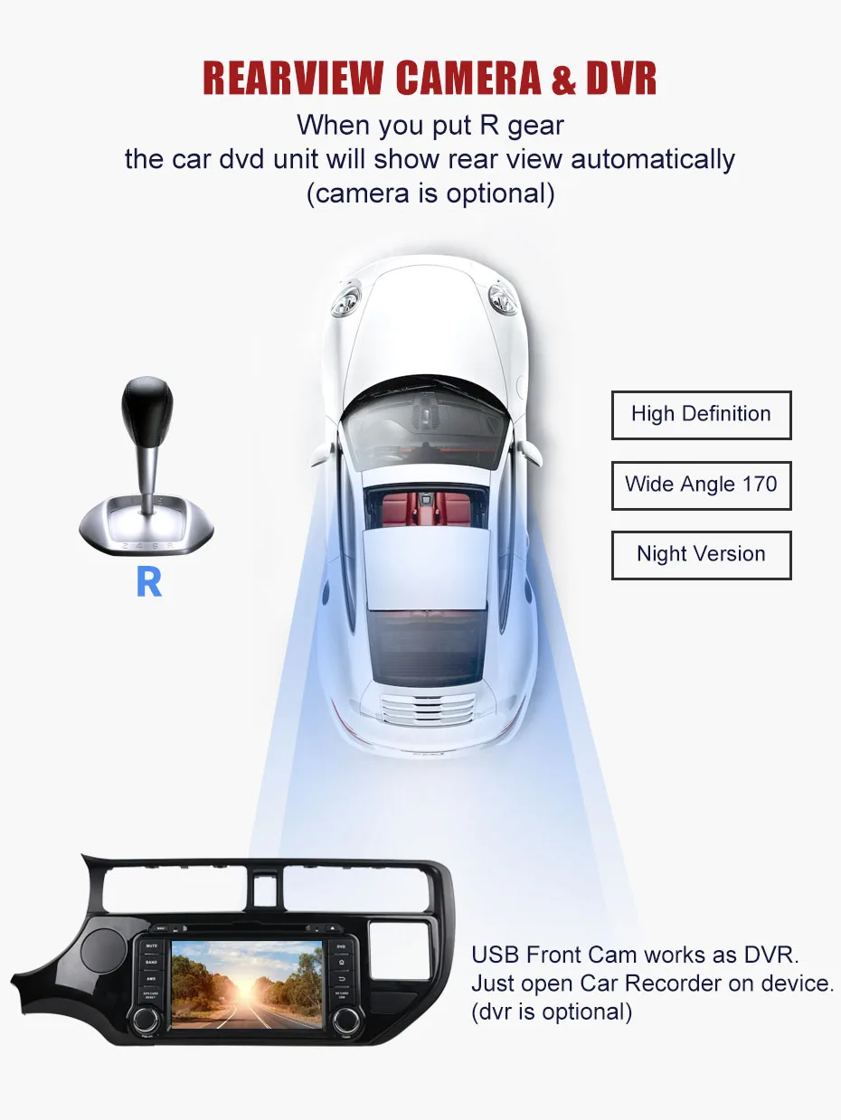 Cheap KANOR 4G RAM 8 Core Android 8.0 Car Multimedia Player for KIA Rio K3 2011 2012 2din Car Radio GPS Multimedia Autoradio 4