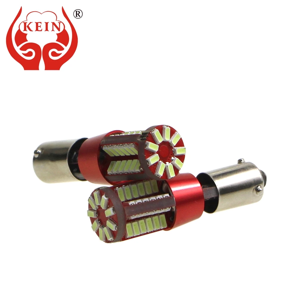 KEIN 2 шт. 12 В led супер яркий BAY9s H21W BA9S BAX9S 3014 57SMD автомобильная лампа для зазора