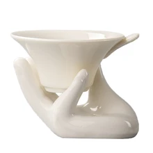 Чайный набор кунг-фу аксессуары керамический буддизм Чайный фильтр, чайный заварочный многоразовый фильтр для заваривания трав Свободный Кофе лист фильтр для специй