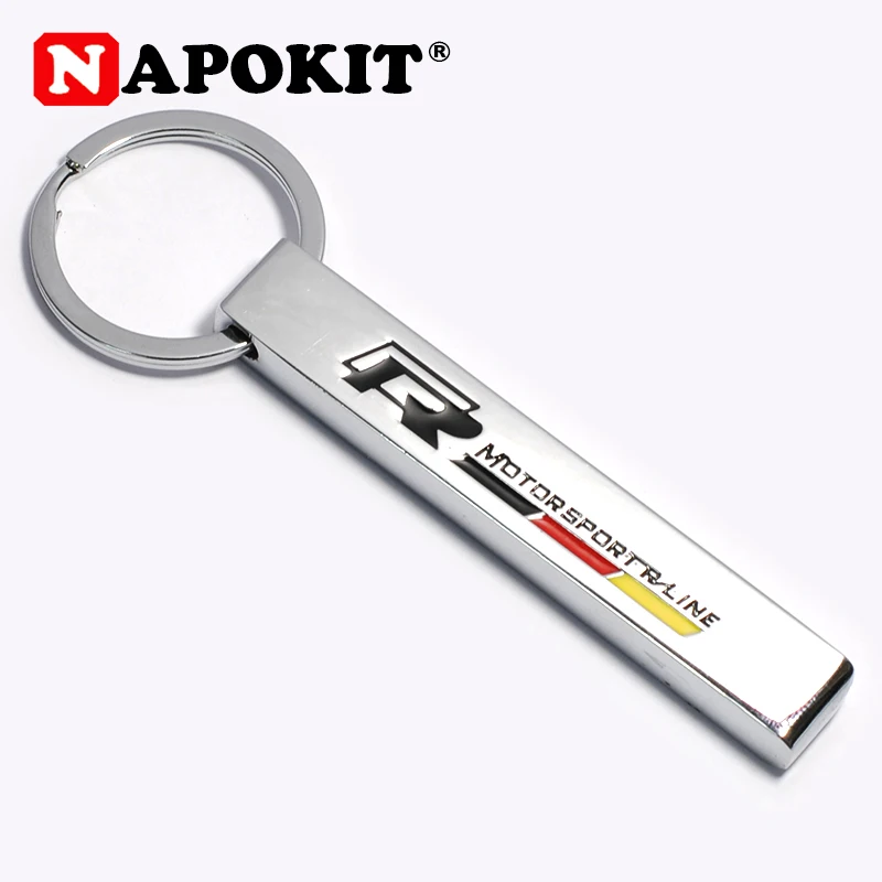 

Fashion Metal Car Keychain Key Chains Rings Fob Fits for Car S line RS Logo Keyring Aud-i A3 A4 A6 A7 A8 TT RS Q5 Q7 Car Styling