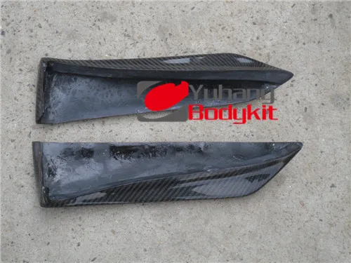 

For CF Evolution Evo 10 EVO X JDM Rear Bumper Extension Carbon Fiber (a pair)