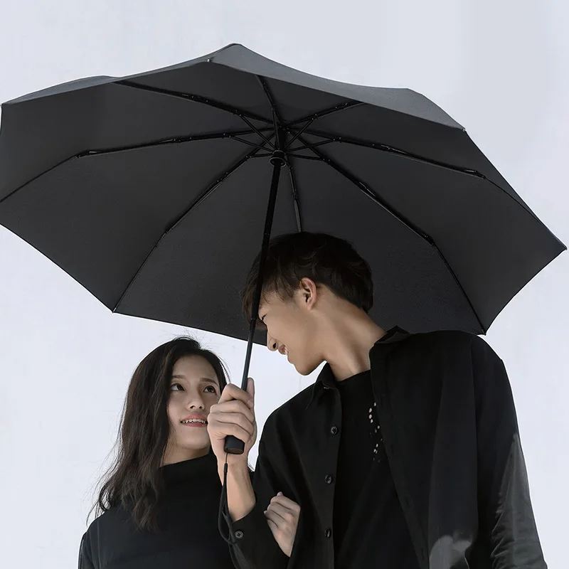 Xiaomi Mijia зонт автоматический Солнечный дождливый сложенный Bumbershoot алюминиевый ветрозащитный водонепроницаемый зонтик для мужчин и женщин летний зонт