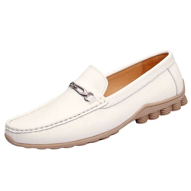 

2019 New Men's Genuine Leather Loafers Extra Soft Shoes Man Casual Slip-on Driving Shoes Man Loafers Men Genuine Leather Shoes