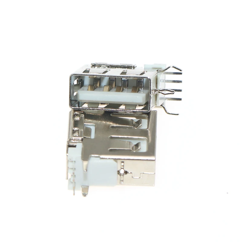 10 шт./лот AF боковая вставка с Плоским Краем SMT 4P 30V 1.5A USB2.0 Разъемы женский порт Jack