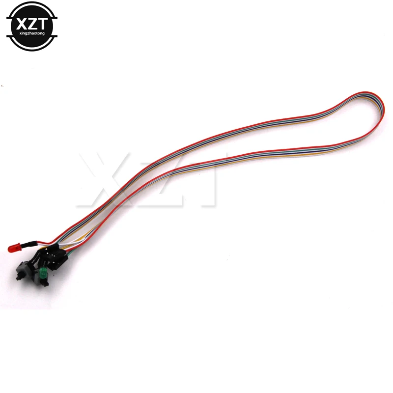 Чехол для настольной материнской платы ПК Красная Зеленая Светодиодная лампа ATX