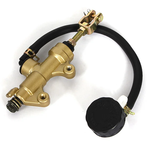 MOTORCYCLE SPORTBIKE PIT BIKE REAR FOOT BRAKE MASTER CYLINDER WITH